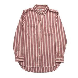 Madewell Women's Size XS Flannel Classic Ex-Boyfriend Shirt in Craig‎ Stripe